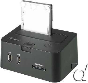 Actual product image Sharkoon SATA QuickPort PRO, USB & eSATA connection external