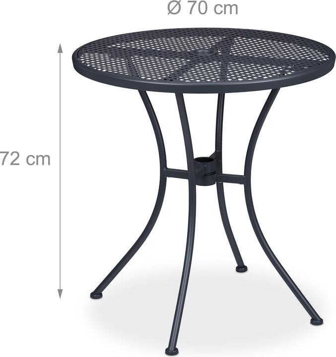 Image du produit Relaxdays Gartentisch (70 cm)