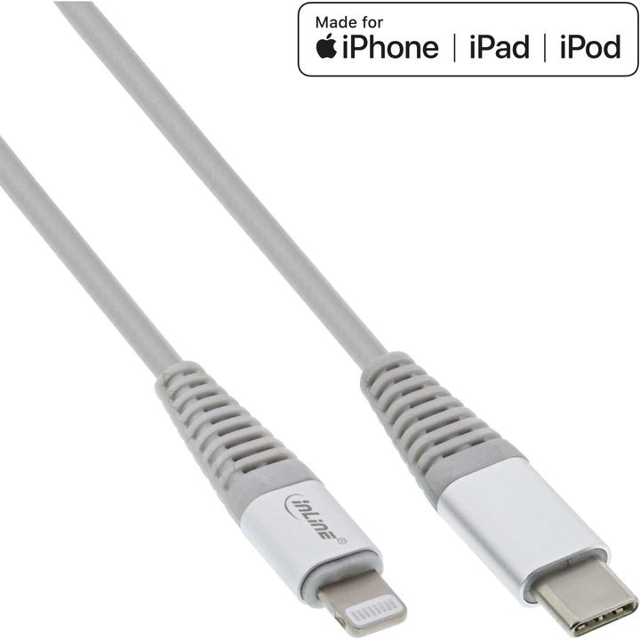 Produktbild InLine USB C – Lightning (1 m, USB 2.0)