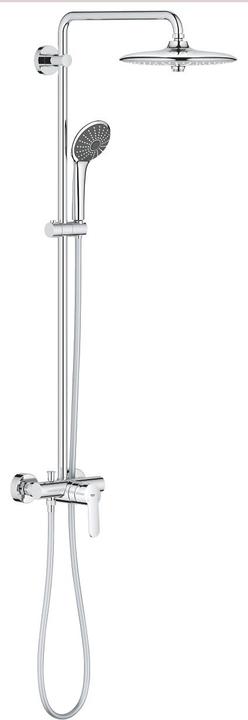 Immagine prodotto Grohe Vitalio Joy 260 Duschsystem, mit Brausearmatur, wassersparend, 3 Strahlarten, Wandmontage, Antikalk-
