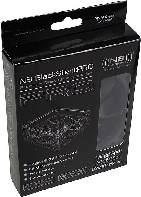 Actual product image Noiseblocker BlackSilentPro-Series PE-P (92 mm, 1 x)