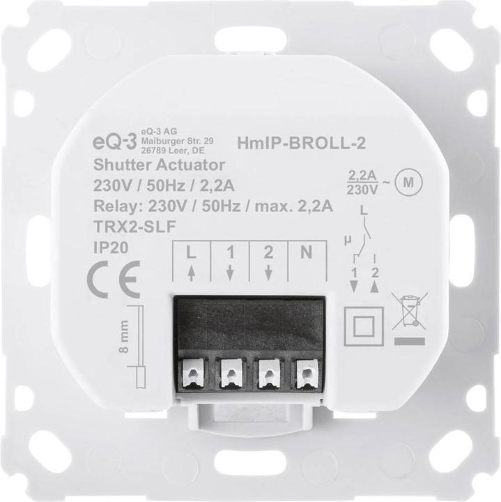 Image du produit Homematic IP SET de 3 actionneurs de volets roulants pour commutateurs de marque (Actionneur de volet)