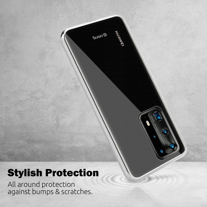 Produktbild Crong Crystal Slim Cover - Huawei P40 Pro Hülle (Transparent) (Huawei P40 Pro+)