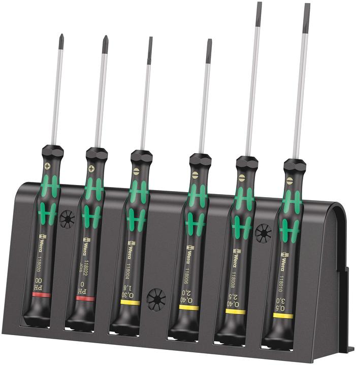 Actual product image Wera 2035/6 A Rack (Slotted screws, Phillipps cross recess (PH))