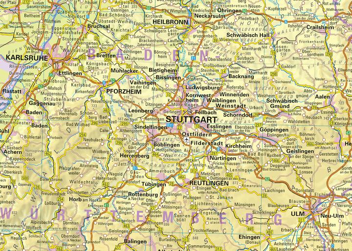 Produktbild Deutschland Übersichtskarte