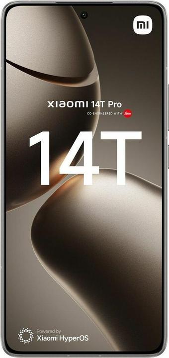 Actual product image Xiaomi 14T Pro (512 GB, Titan Gray, 6.67", Dual SIM, 50 Mpx, 5G)