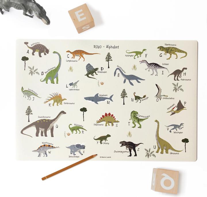 CoverYourDesk Dinosaur World Map