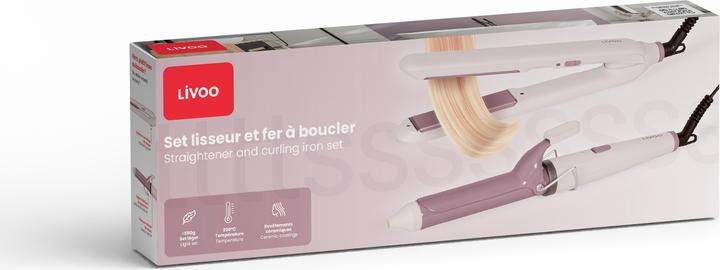 Image du produit Livoo Set aus Haarglätter und Lockenstab (Fer plat)