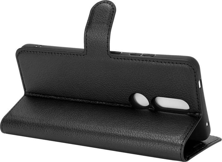 Actual product image Cover-Discount Nokia 2.4 - Leather case cover black (Nokia 2)