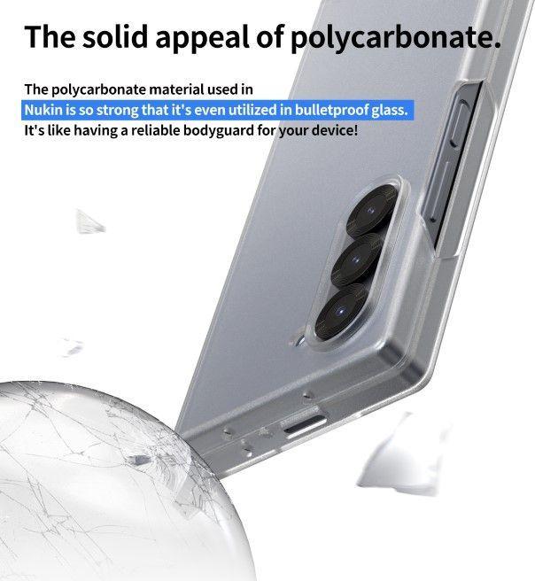 Actual product image GCS case Nukin Sam Z Fold6 przeźroczysty/clear AR20-02028A (Samsung Galaxy Z Fold6)