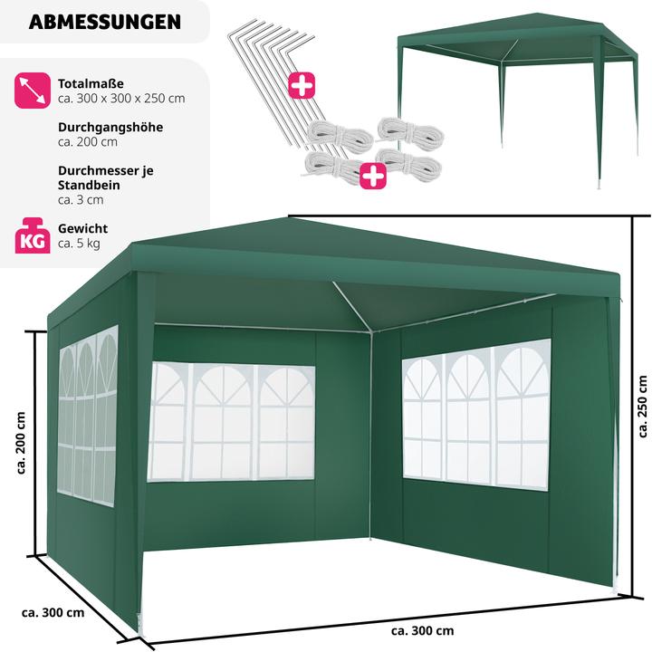Actual product image tectake Baraban (300 cm, 300 cm)