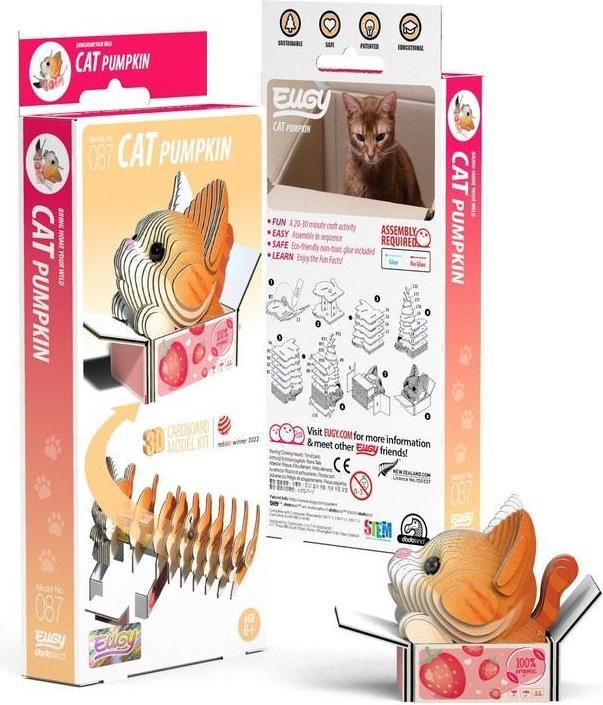 Teka Kürbis Eugy Kitty Öko 3D Puzzle (27 pezzi)