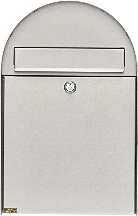 Actual product image Burg Wächter Letter box stainless steel WxHxD 300/475/222 mm Nordic stainless steel with flap