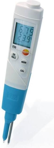 Immagine prodotto Testo Misuratore di pH per mezzi viscosi 0...14 pH 0,01 pH 0,1 ° ( 206-PH2)