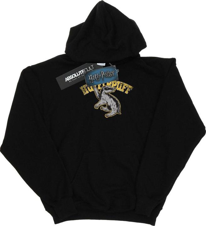 Hufflepuff Sport Emblem Kapuzenpullover Mädchen