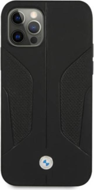 Image du produit BMW Étui BMHCP12MRSCSK iPhone 12/12 Pro 6,1" czarny/black hardcase Leather Perforate Sides (Apple iPhone 12)