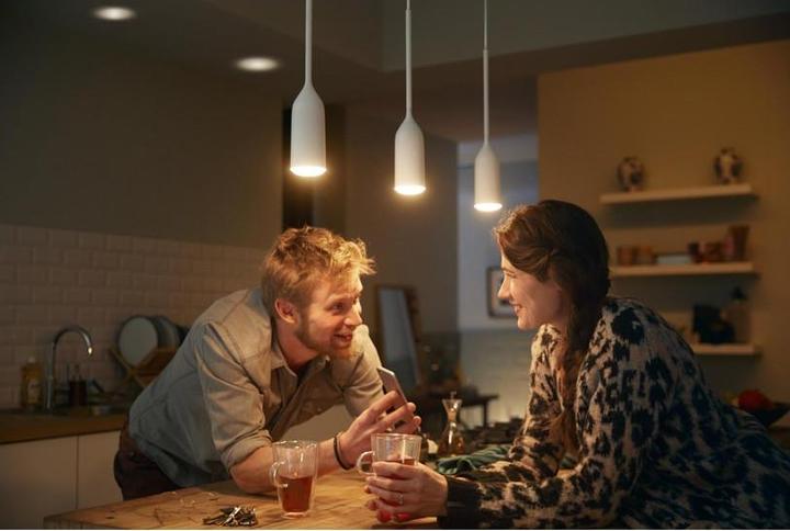 Produktbild Philips Hue White Ambiance Devote Pendelleuchte weiss 806 lm (E27, 806 lm)