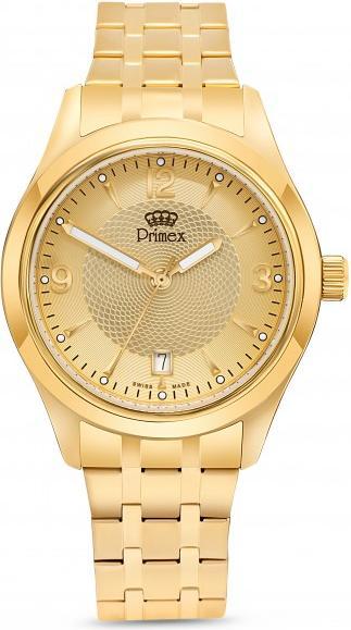 Immagine prodotto Primex Montre Swiss Made - Bracelet Metal Dore - Cadran Dore - Etanche 50 M (210 mm)