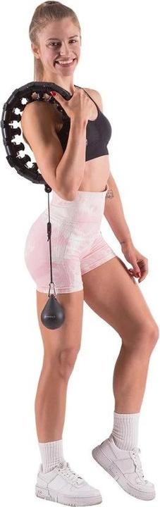 Actual product image HMS HHW01 Black HULA HOOP WITH WEIGHT (1250 g)