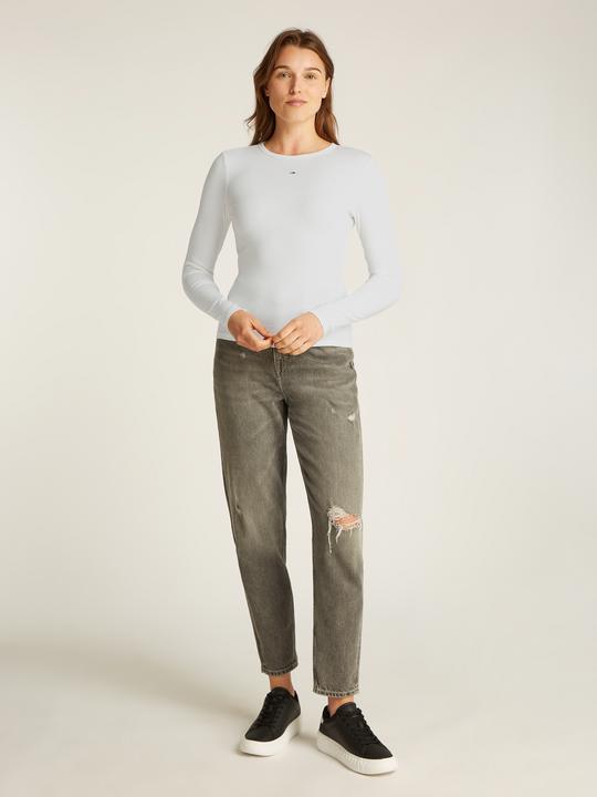 Actual product image Tommy Jeans Tjw Slim Essential Rib Ls (S)