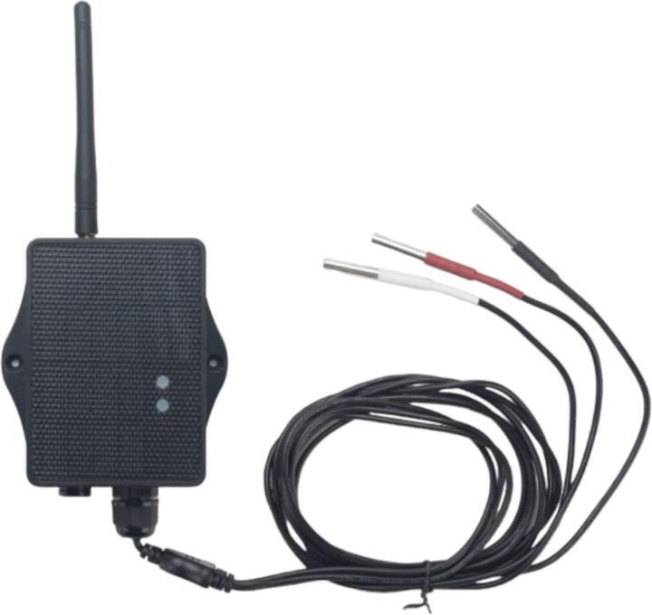 Actual product image Dragino D23-LS LoRaWAN 3-channel temperature sensor Node 868Mhz with Solar