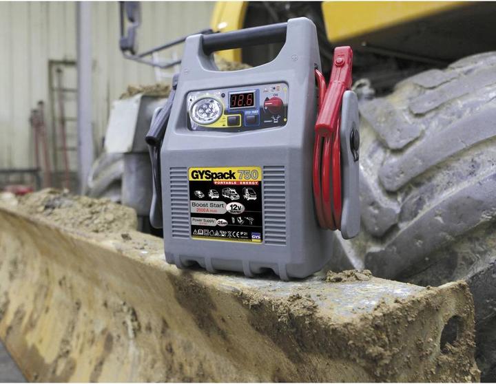 Image du produit GYS Système de démarrage rapide Gyspack 750 026179 Courant de démarrage (12 V)=750 A Arbeitsl (2500 A, 28000 mAh)
