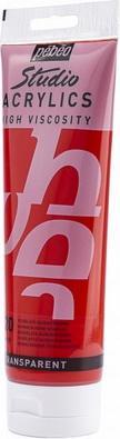 Image du produit Pebeo Acrylique fine Studio Acrylics (Quinacridone rouge écarlate, 250 ml)