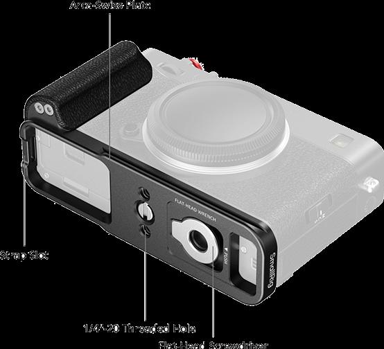 Produktbild SmallRig L-Winkel mit Silikongriff für X-E5