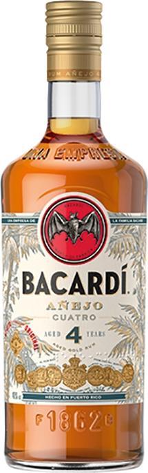Bacardi Anejo 4 Cuatro (1 x 100 cl)