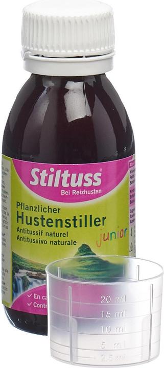 Actual product image Stiltuss Pflanzlicher Hustenstiller Sirup Junior (1 Piece)