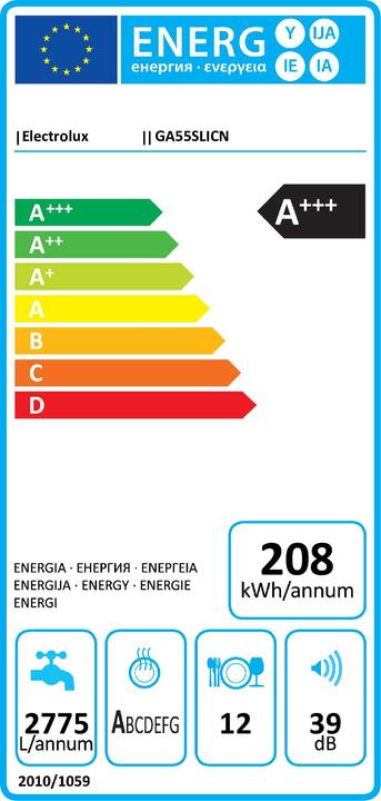 Energy Label Electrolux Ga55slicn