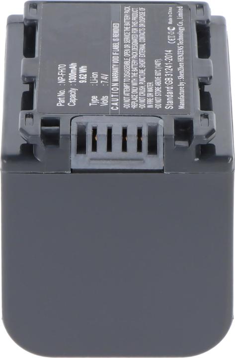 Produktbild AccuCell Akku Sony NP-FH70 H-Serie (Kamera Akku)