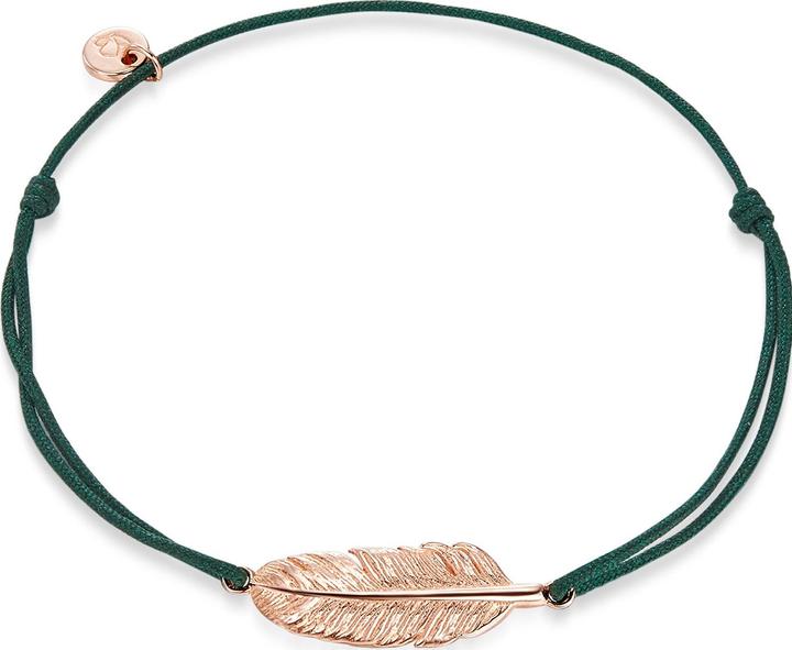 Actual product image Glanzstücke München Ladies spring sterling silver rose gold 15.0 - 22.0 cm, flexible adjustable - 8186 (22 cm, Cotton, 925 silver)
