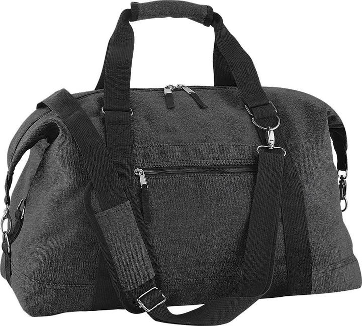 Bagbase BaseBag Schultertasche Weekender Vintage Leinen (30 Liter) (2 StückPackung) (30 l)