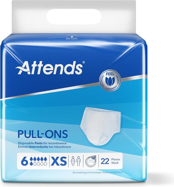 Attends Pull Ons 6 Pant (22 x, Mini)