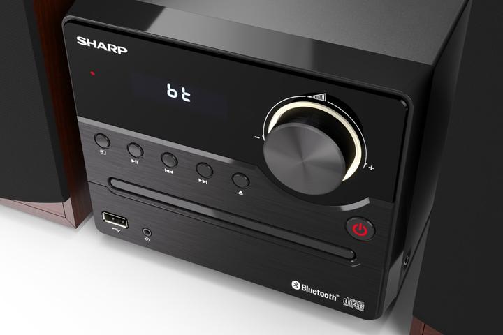 Productafbeelding Sharp XL-B512(BR) Home Stereo Systeem Home Audio Microsysteem (Bluetooth, CD Speler, 2x 22 W)