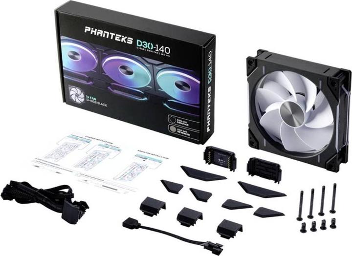 Immagine prodotto Phanteks D30 PWM flusso d'aria inverso D-RGB (140 mm, 1 x)