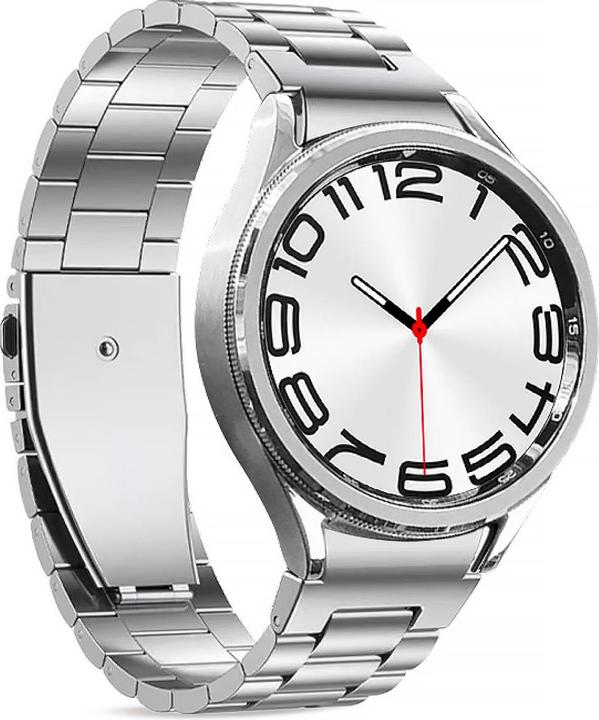 Actual product image Puro METAL Stainless Steel Strap for Samsung Galaxy Watch 4 / 4 Classic / 5 / 5 Pro / 6 / 6 Classic (Stainless steel)