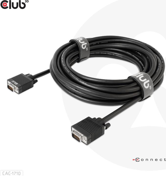 Produktbild Club 3D Club3D Kabel VGA > VGA St/St (10 m, VGA)