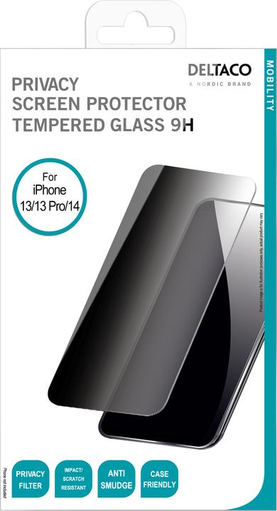 Produktbild Deltaco Privacy screen protector iPhon (1 Stück, Apple iPhone 13)
