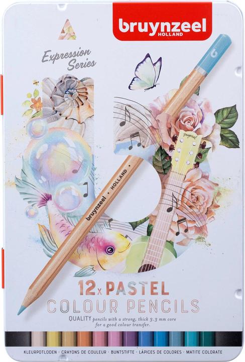 Actual product image Bruynzeel Expression color pencils pastel 12s (Multicoloured, Multicolor, multicolour, 12 x)