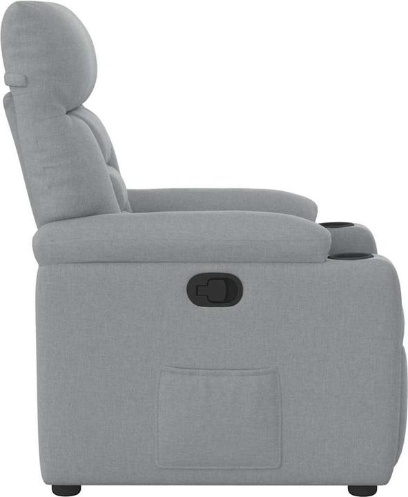 Produktbild VidaXL Relaxsessel Hellgrau Stoff