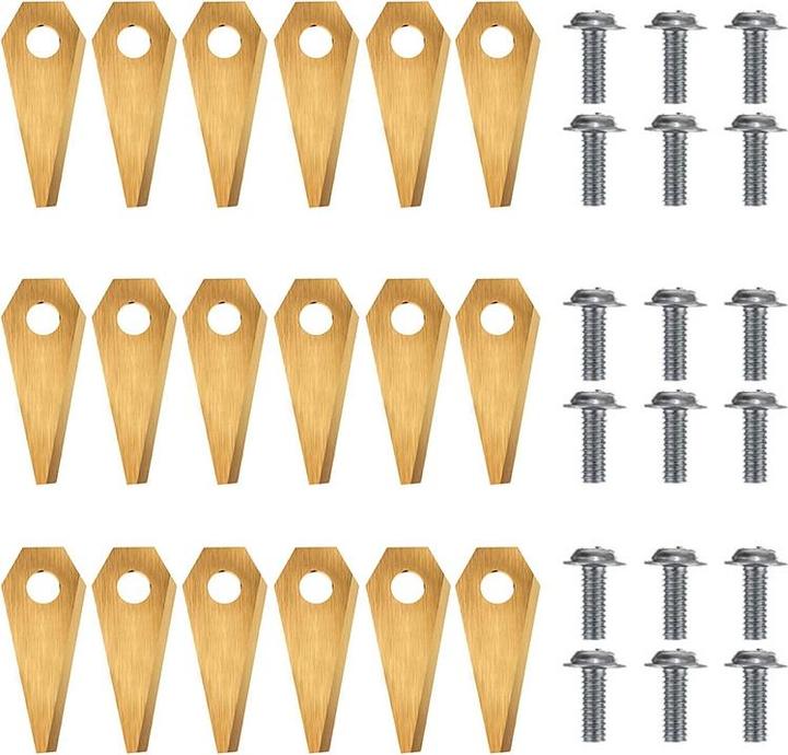 Actual product image Japcell Blade set for Bosch robot lawnmower (Garden machinery spare parts)