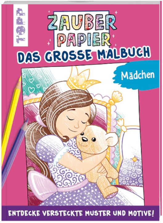 Papier magique - Le grand livre de coloriage - Fille