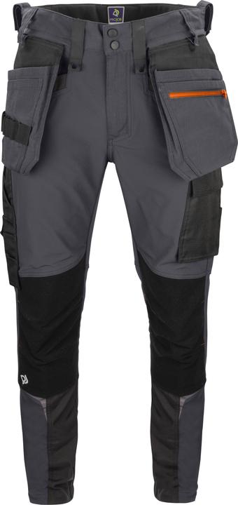 Actual product image Projob Waistband trousers with stretch inserts and removable hanging pockets (56)