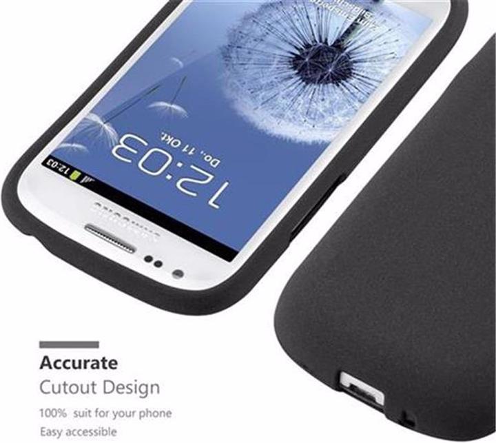Actual product image Cadorabo TPU Frosted Cover (Samsung Galaxy S3 Mini)