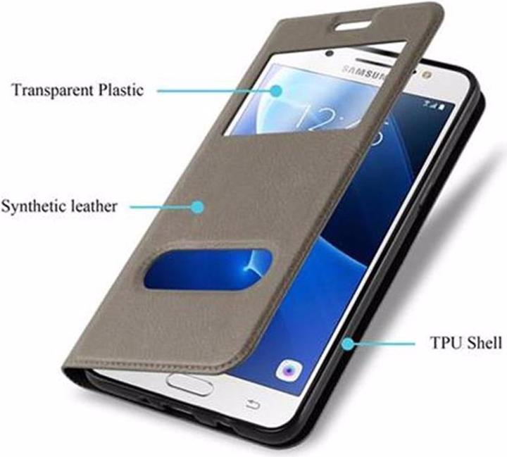Produktbild Cadorabo Book mit View Doppelfenster Cover (Samsung Galaxy J5 (2016))