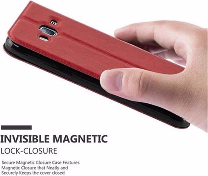 Actual product image Cadorabo Book with View double window cover (Samsung Galaxy J3)