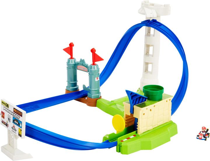 Actual product image Hot Wheels Mario Kart Circuit Slam Race Track