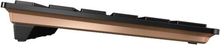 Image du produit CHERRY DW 9100 SLIM Clavier RF sans fil + Bluetooth QWERTY Anglais Noir (ING. Int., Sans fil)